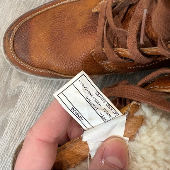 UGG Australia Brown Women's Garrin High Top Sneaker Shearling Booties 9 EU 40.5 - Picture 9 of 10